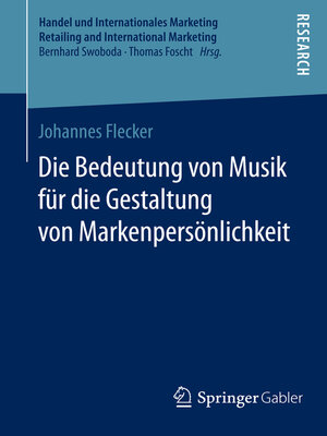 cover image of Die Bedeutung von Musik für die Gestaltung von Markenpersönlichkeit